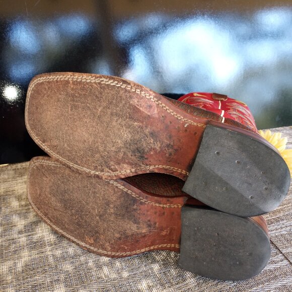 Boulet men's cowboy boots men's 8.5E (wide) - Picture 8 of 16